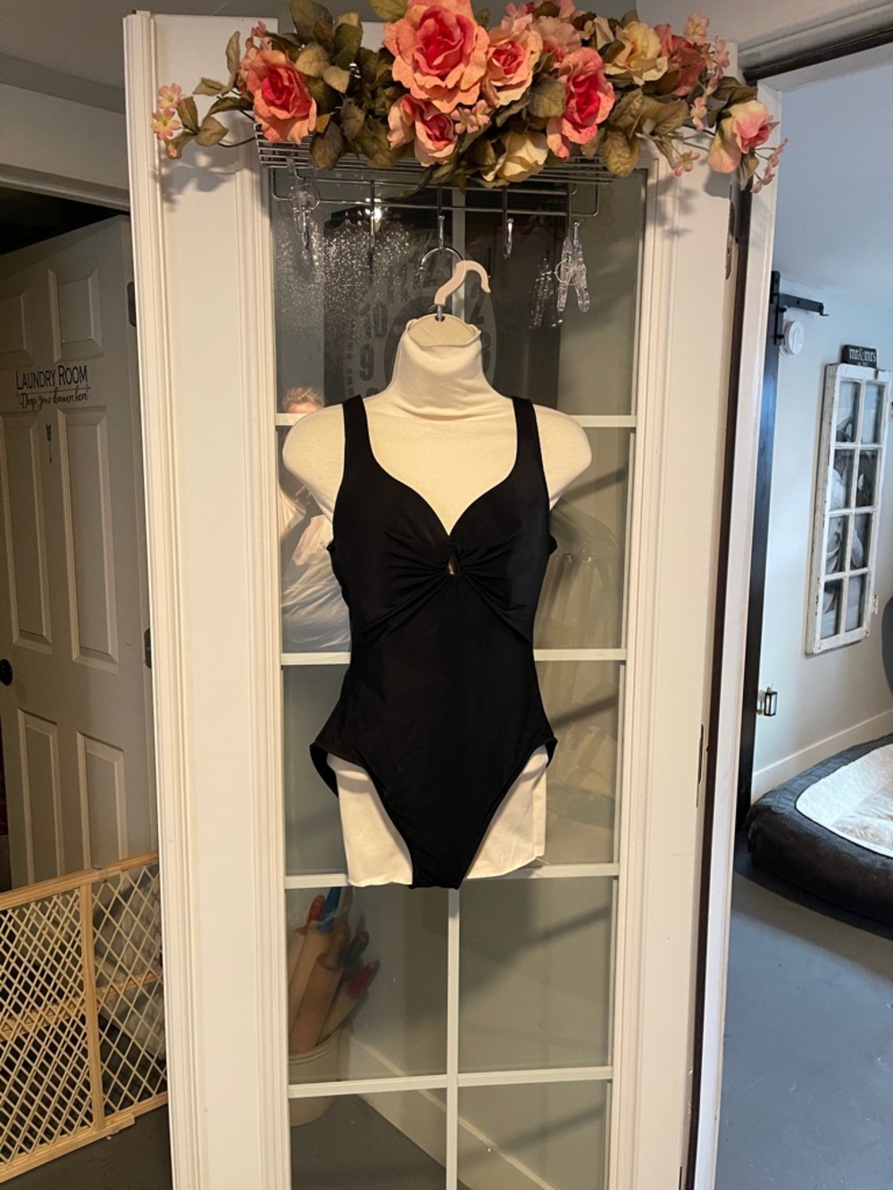 Miraclesuit Black Ruched One-Piece Swimsuit